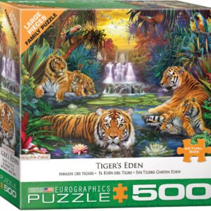 Eurographics 500 Palan Palapeli Tiikereiden Puutarha