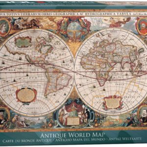 Eurographics 1000 Palan Palapeli Antique World Map