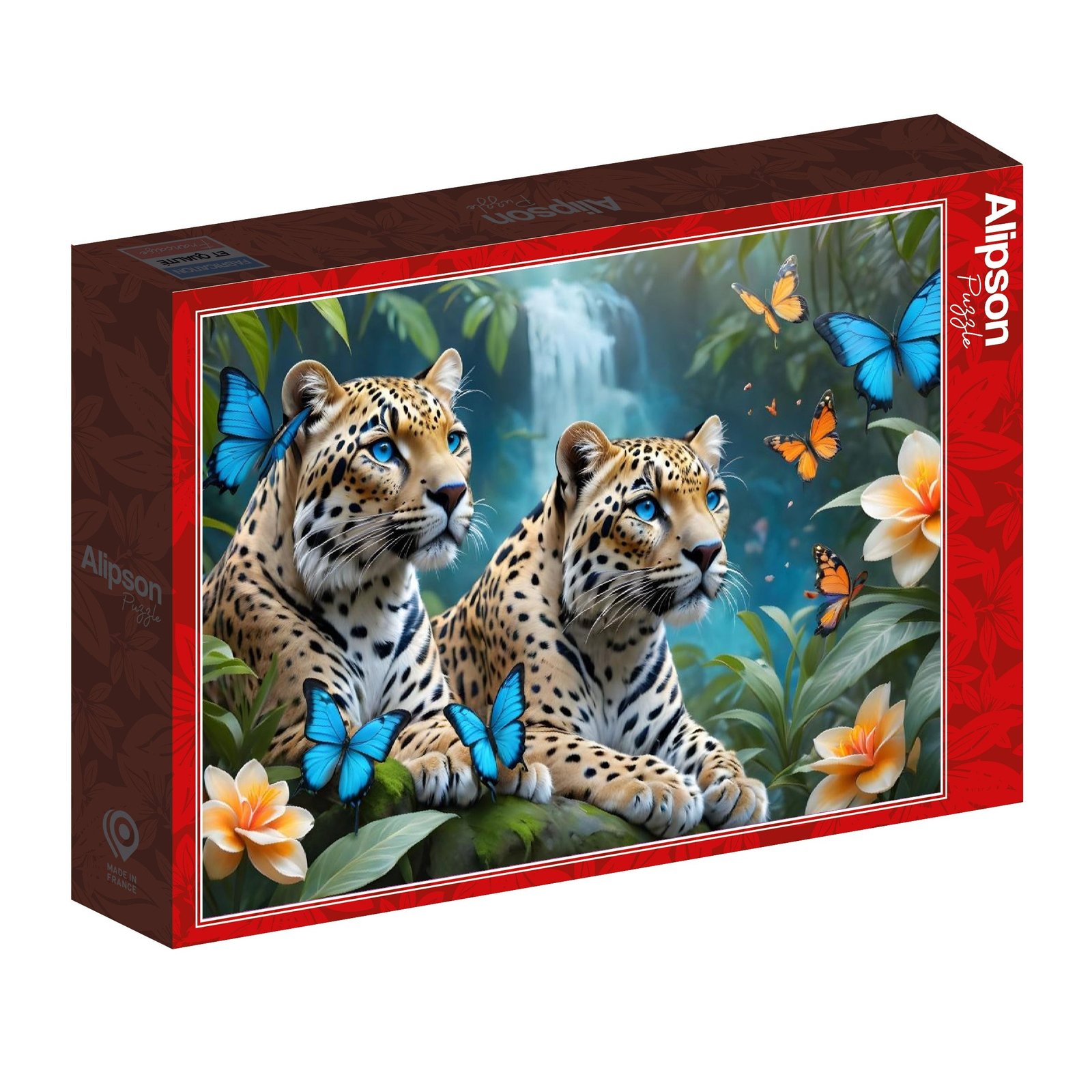 Alipson Puzzle 1000 Palan Palapeli Two Leopards