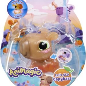 Animagic Let's Glo Kapybara Interaktiivinen Eläin Ruskea