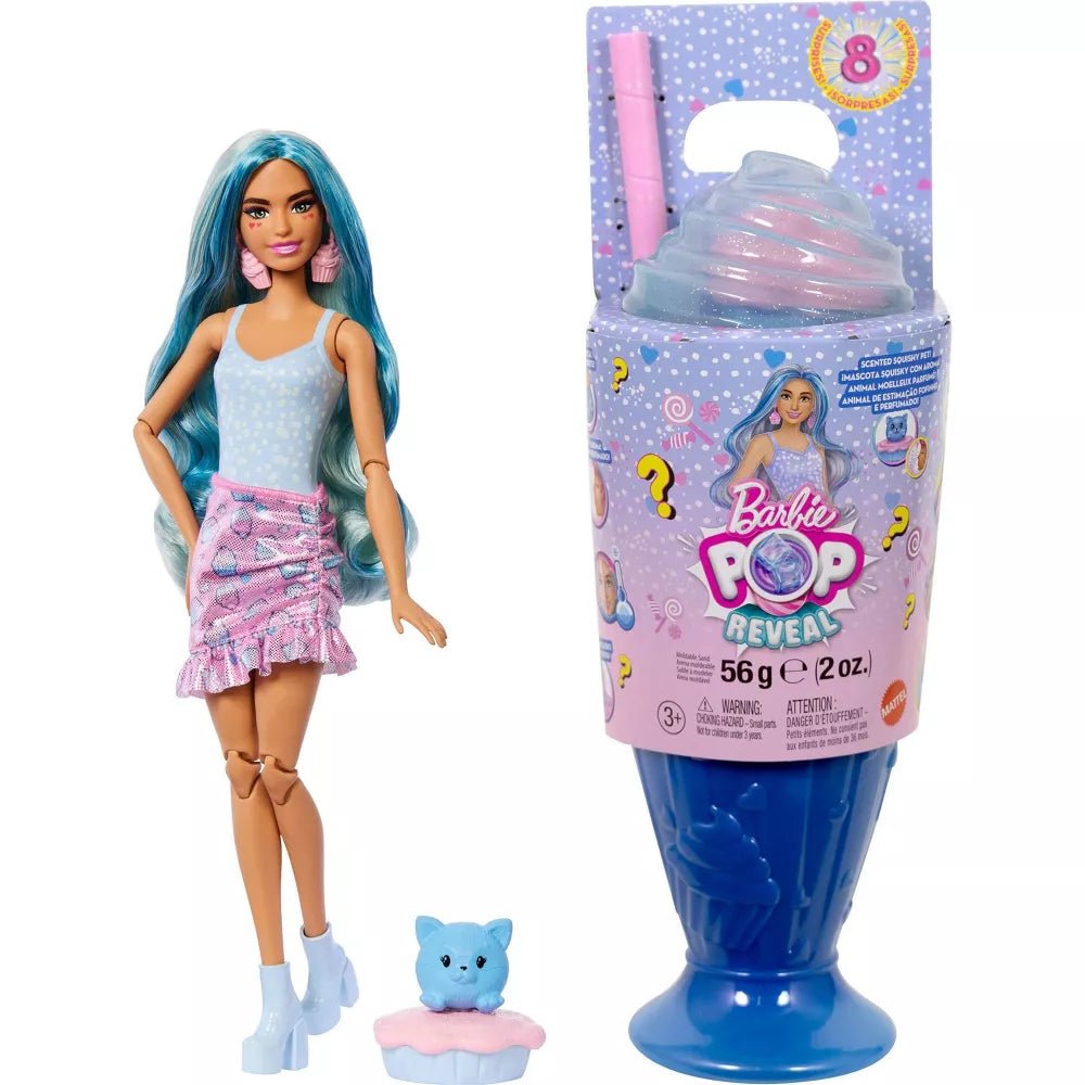 Barbie Pop Reveal Treats Sininen