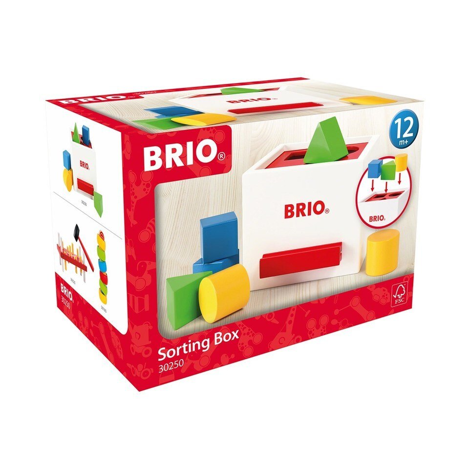 Brio 30250 Palikkalaatikko Sorting Box Valkoinen