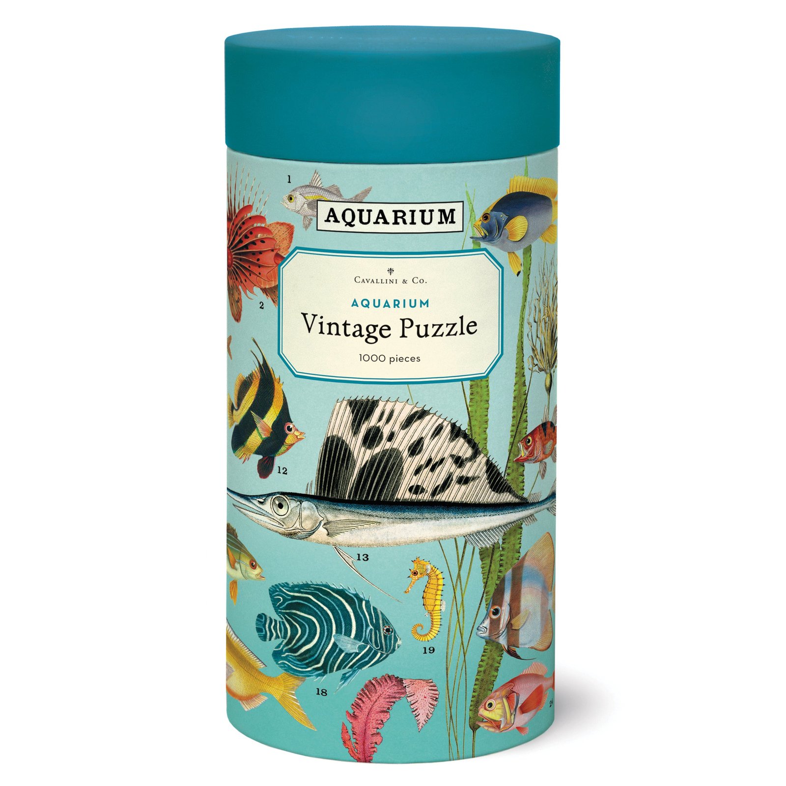 Cavallini & Co. Vintage Puzzle 1000 palaa Aquarium
