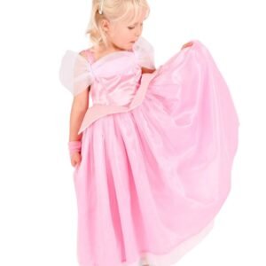 Den Goda Fen "Prinsessa Ruusunen" Pinkki Prinsessamekko 4-6v 110-116cl