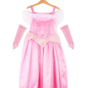 Den Goda Fen "Prinsessa Ruusunen" Pinkki Prinsessamekko 6-8 122-128cl