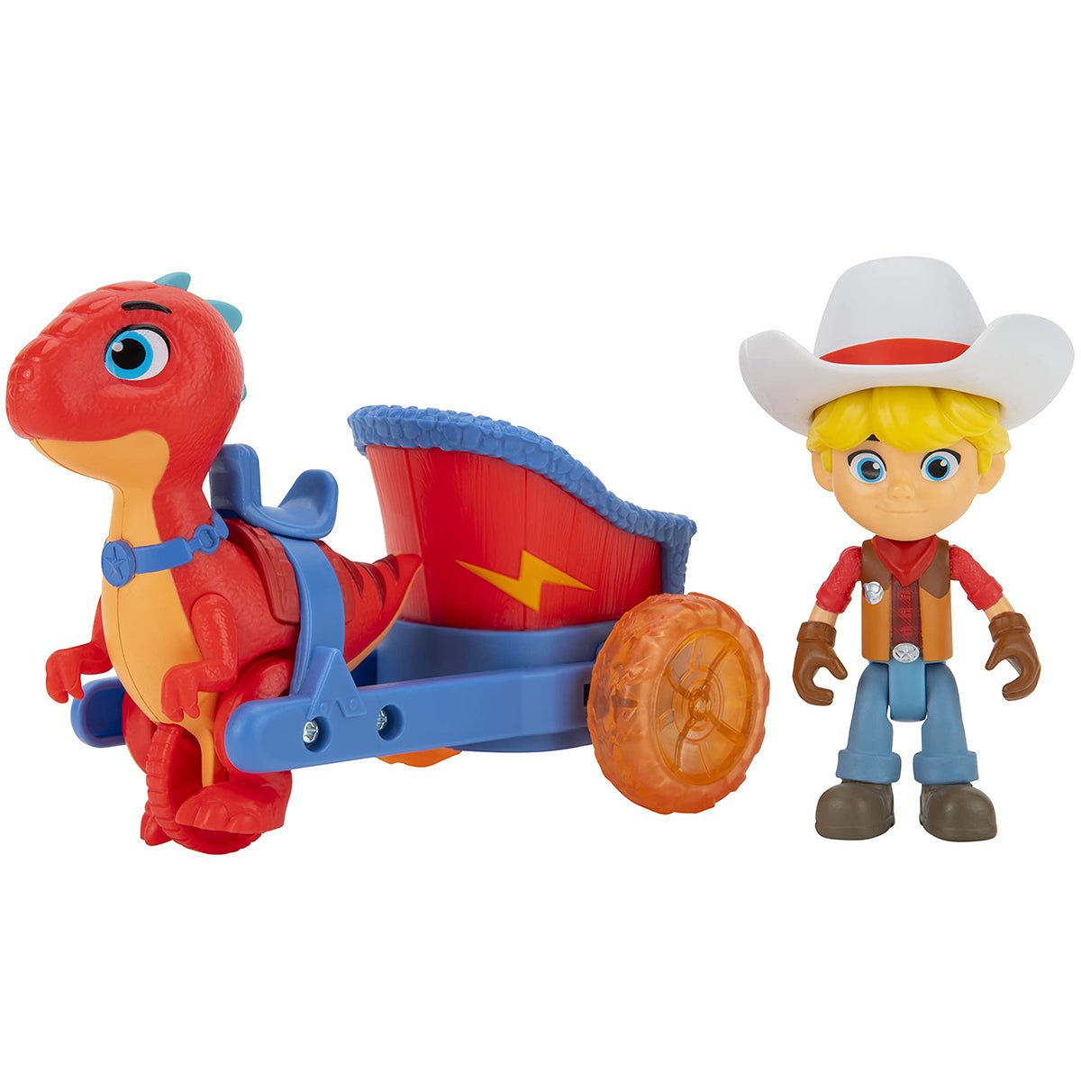 Dino Ranch Dino ja Ajoneuvo Jon & Blitz's Chariot