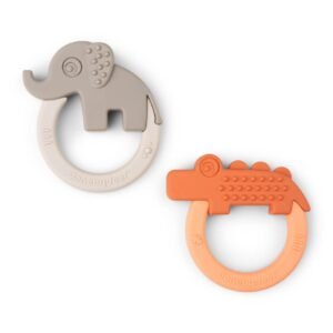 Done by Deer Deer Friends Purulelut 2-pakkaus Papaya / Hiekka