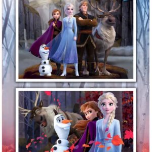 Frozen 2, 2 Palapeliä 100 Palaa