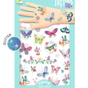 Djeco Glitter Tatuoinnit Perhoset/Dream Butterflies