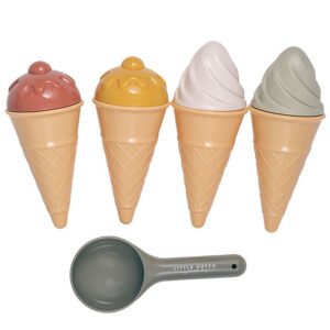 Little Dutch Hiekkamuotit Herkullinen Jäätelö Hiekkalelusetti 9 Osaa
