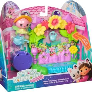 Gabby's Dollhouse The Movie Queen Kitty Fairy's Garden Balcony