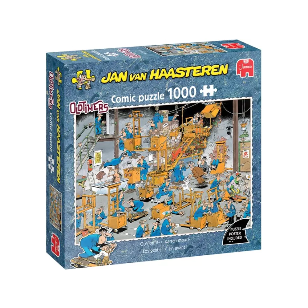 Jan van Haasteren Oldtimers Go! Forth 1000 Palan Palapeli