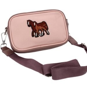 Kis Me Lasten Olkalaukku Hevosen Kohokuvalla ja Säädettävällä Hihnalla