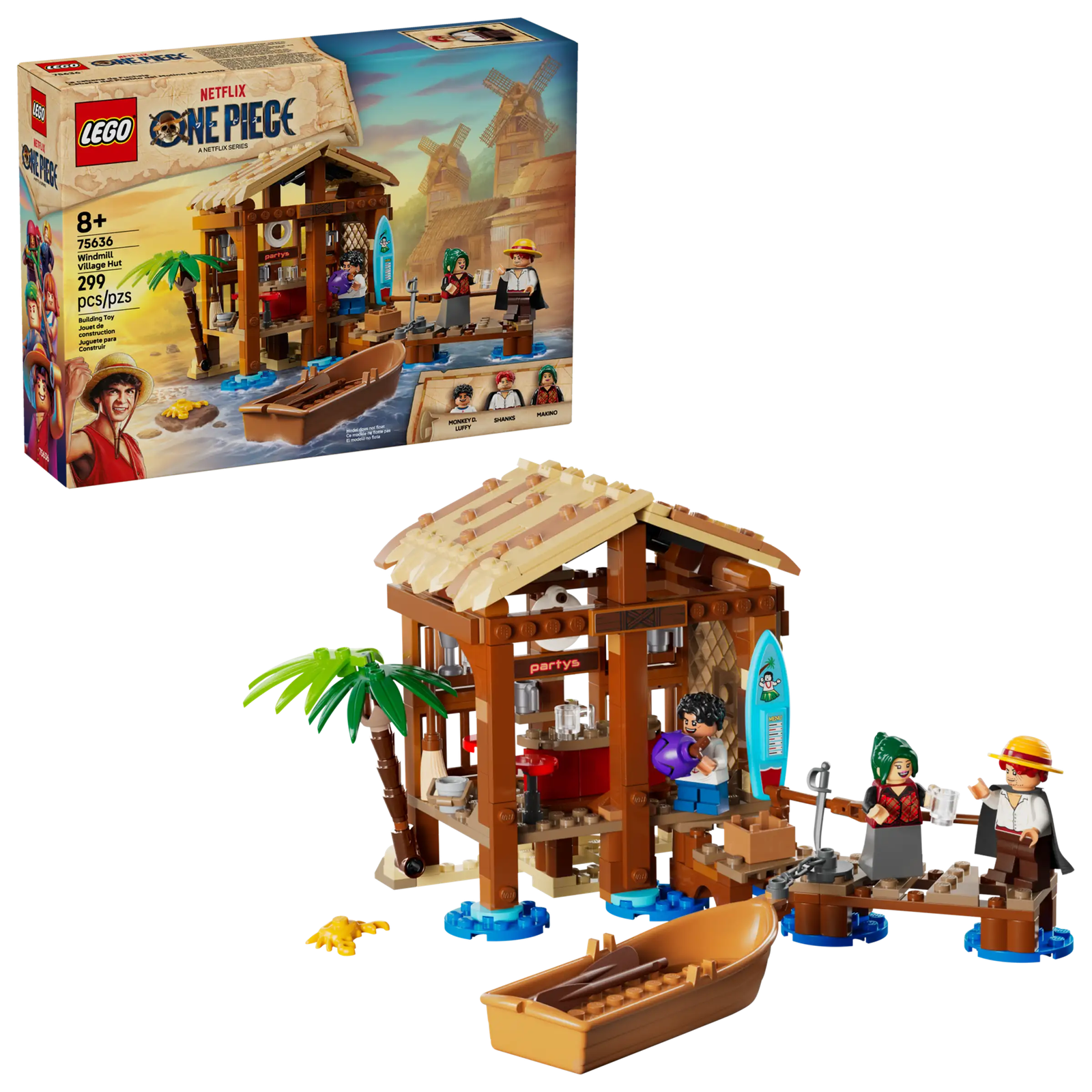LEGO 75636 One Piece Tuulimyllykylän Mökki