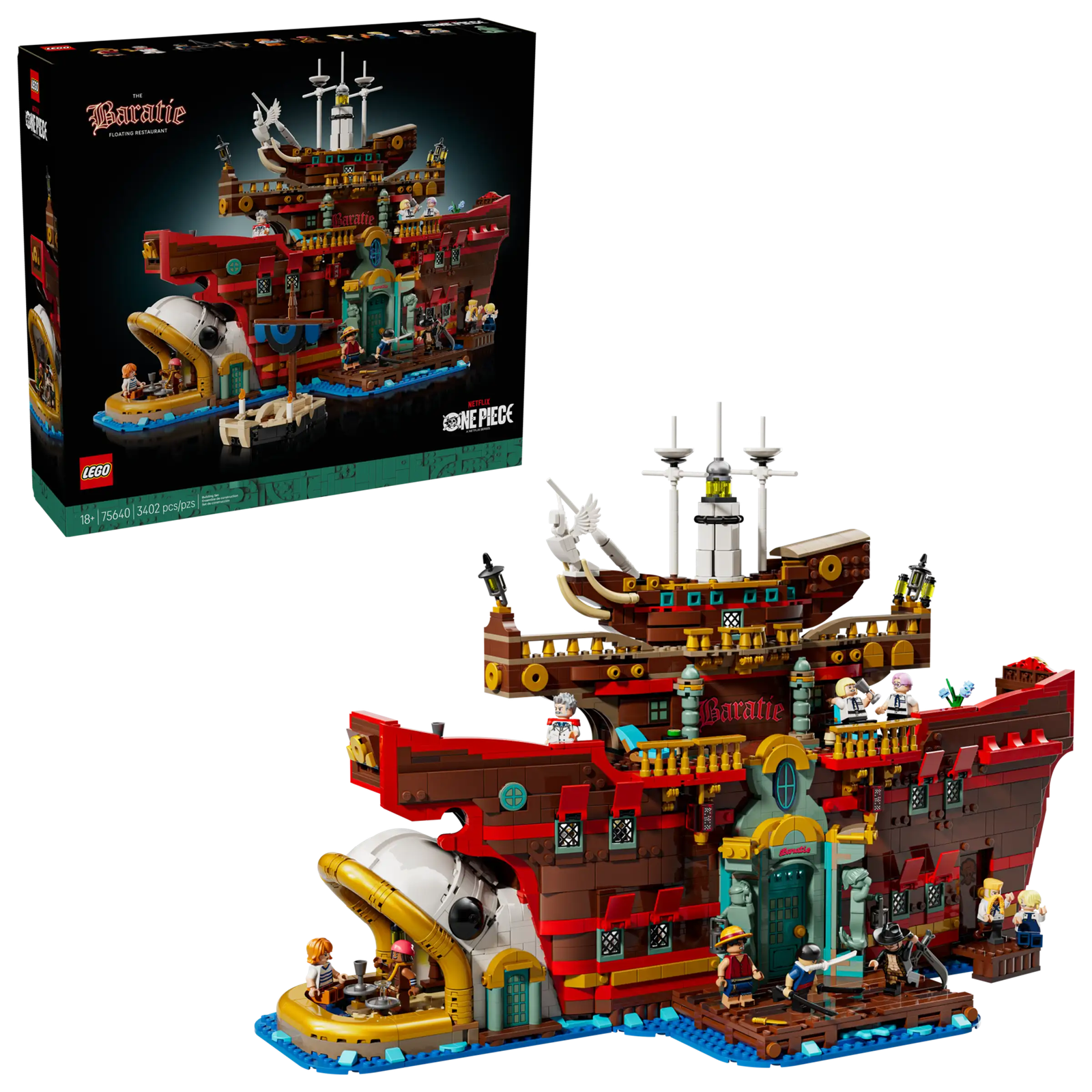 LEGO 75640 One Piece Kelluva Ravintola Baratie