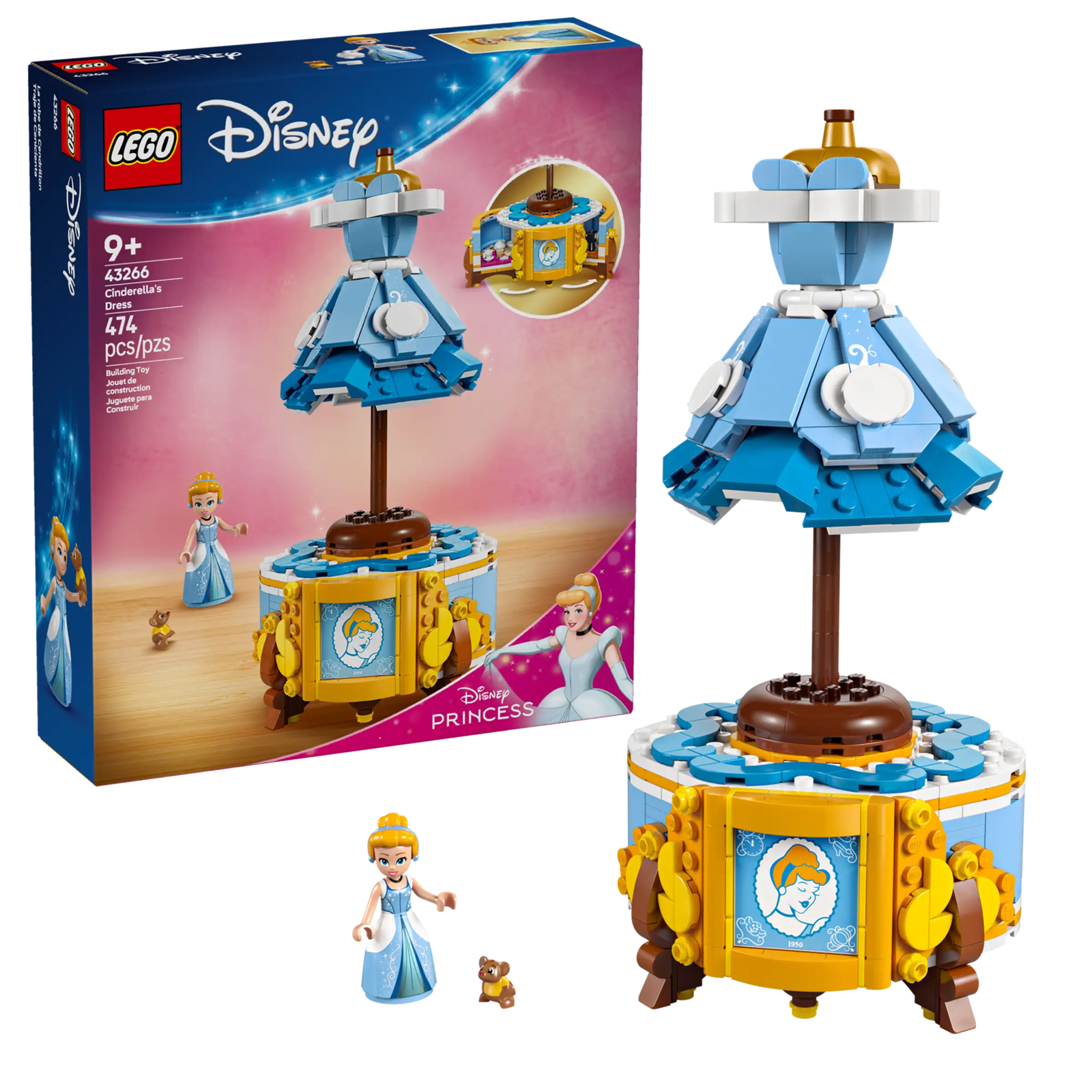 LEGO Disney 43266 Tuhkimon Mekko