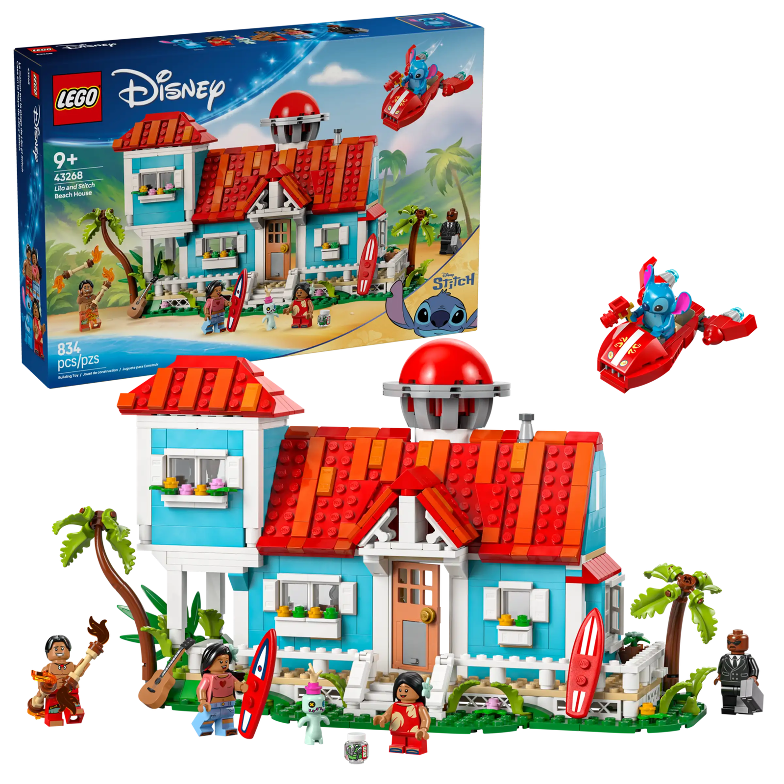 LEGO Disney 43268 Lilon ja Stitchin Rantatalo