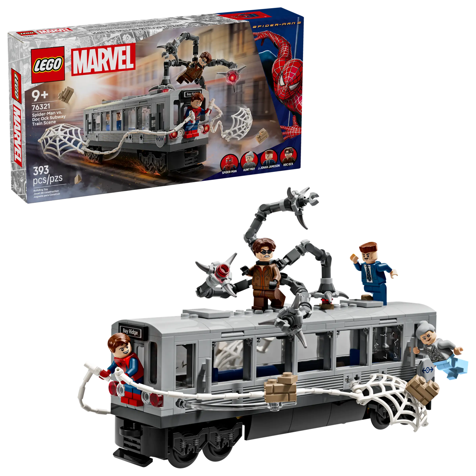 LEGO Marvel 76321 Spider-Man vastaan Doc Ock – Taistelu junassa