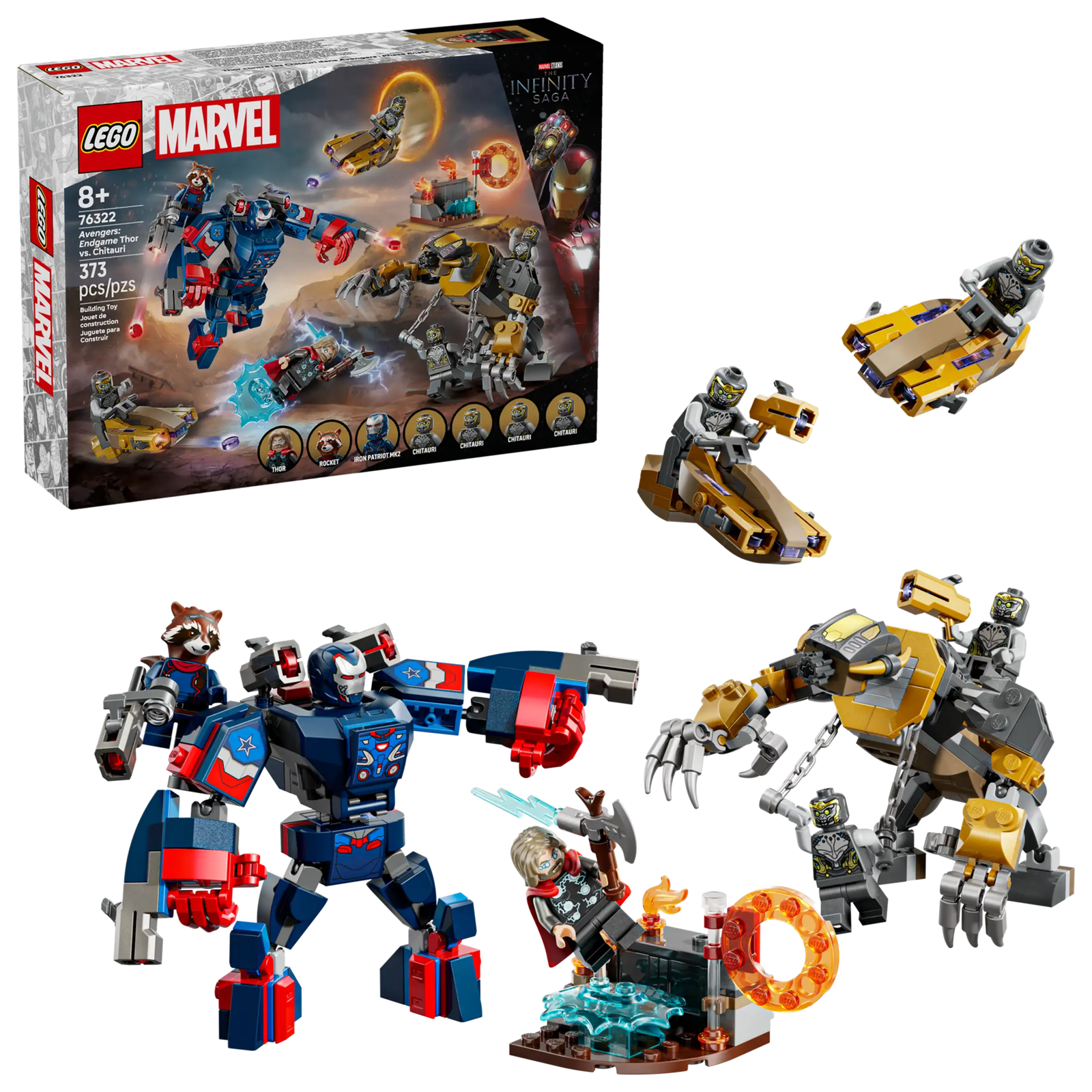 LEGO Marvel 76322 Endgame Thor Vastaan Chitauri