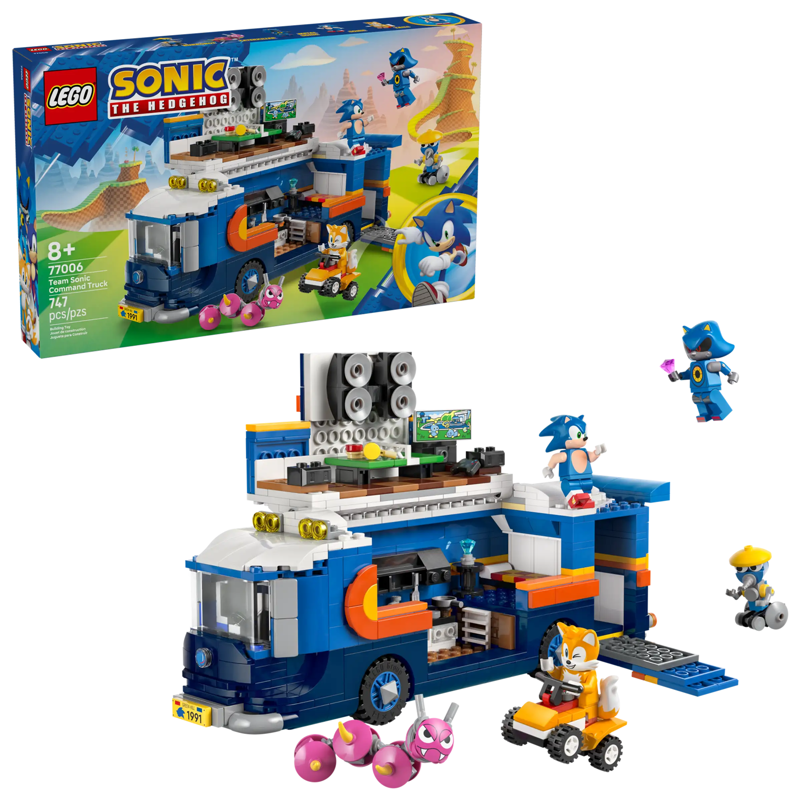 LEGO Sonic 77006 Sonic-Tiimin Liikkuva Komentokeskus
