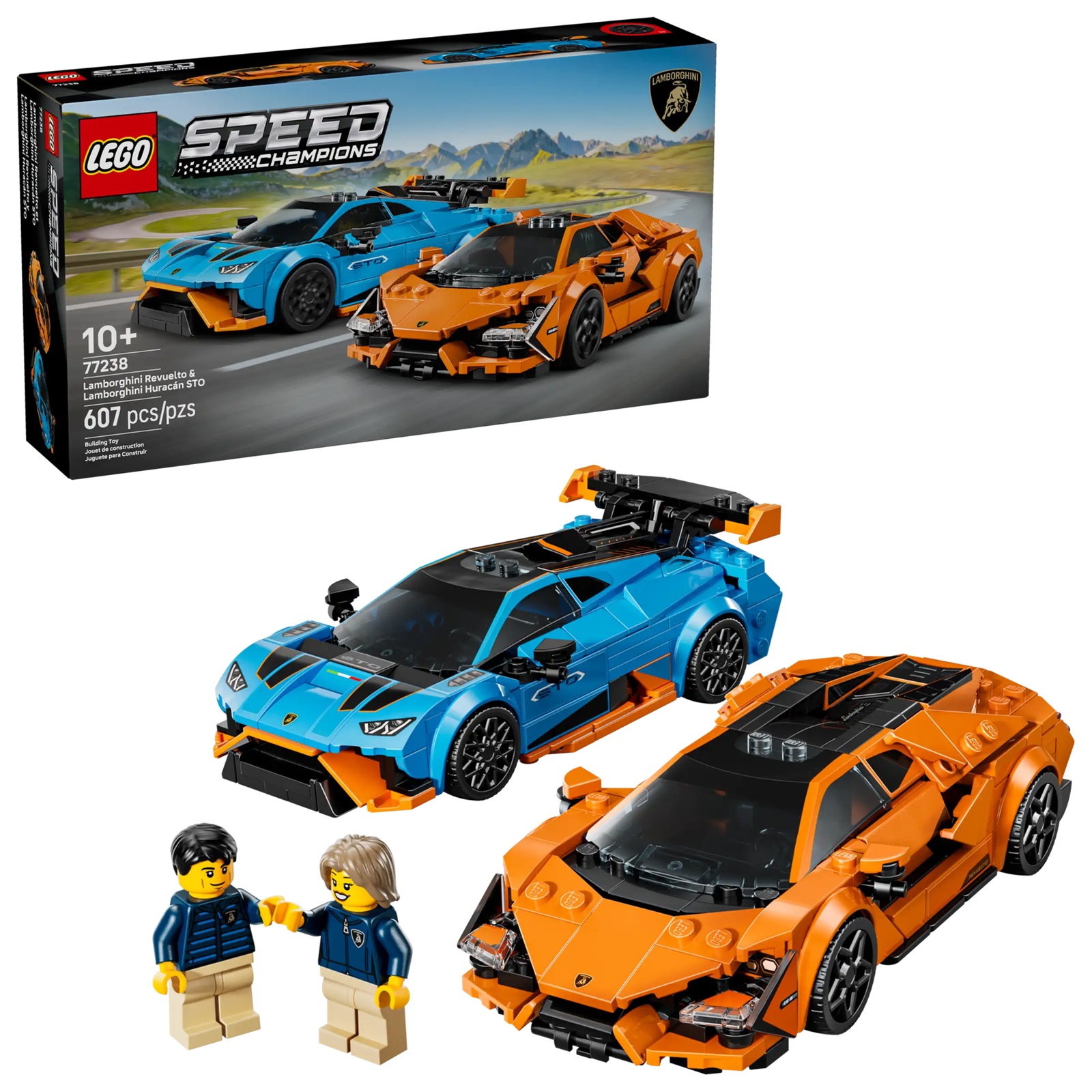 LEGO Speed Champions 77238 Lamborghini Revuelto & Huracán STO