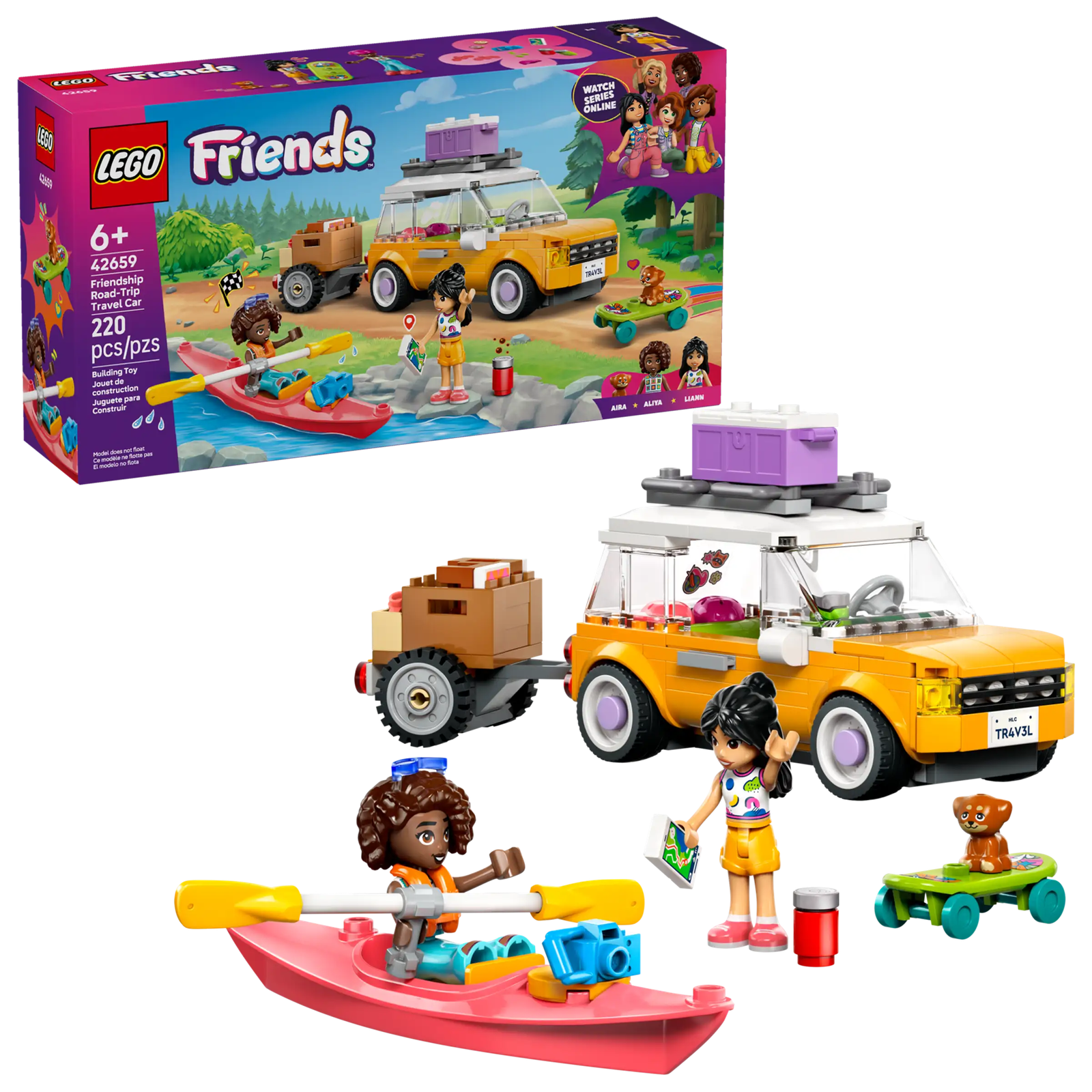 Lego Friends 42659 Ystävysten Hyvin Varusteltu Matka-auto