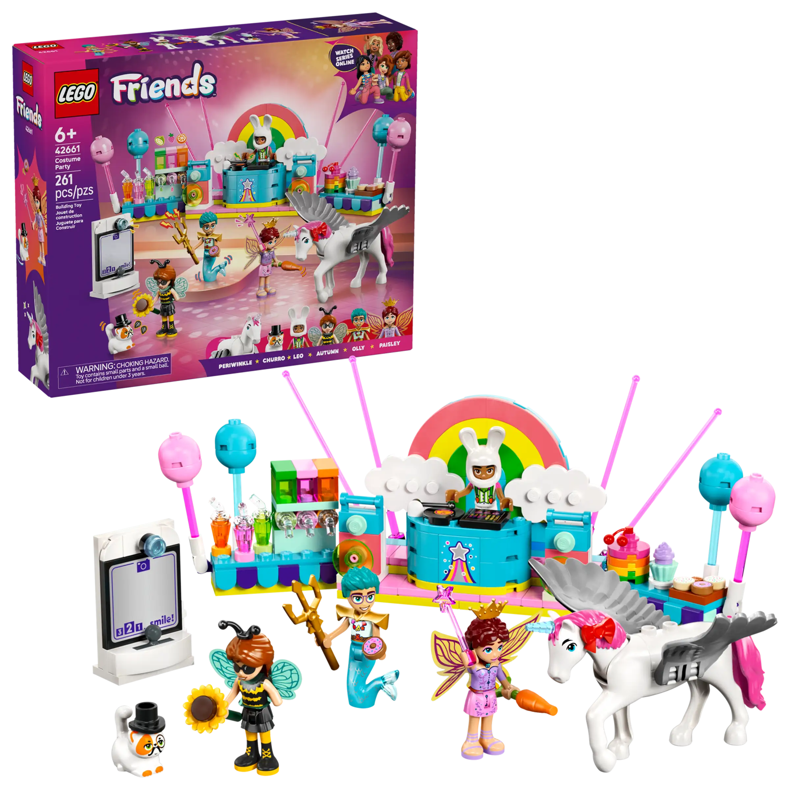Lego Friends 42661 Yksisarvisen ja Keijun Naamiaisjuhlat