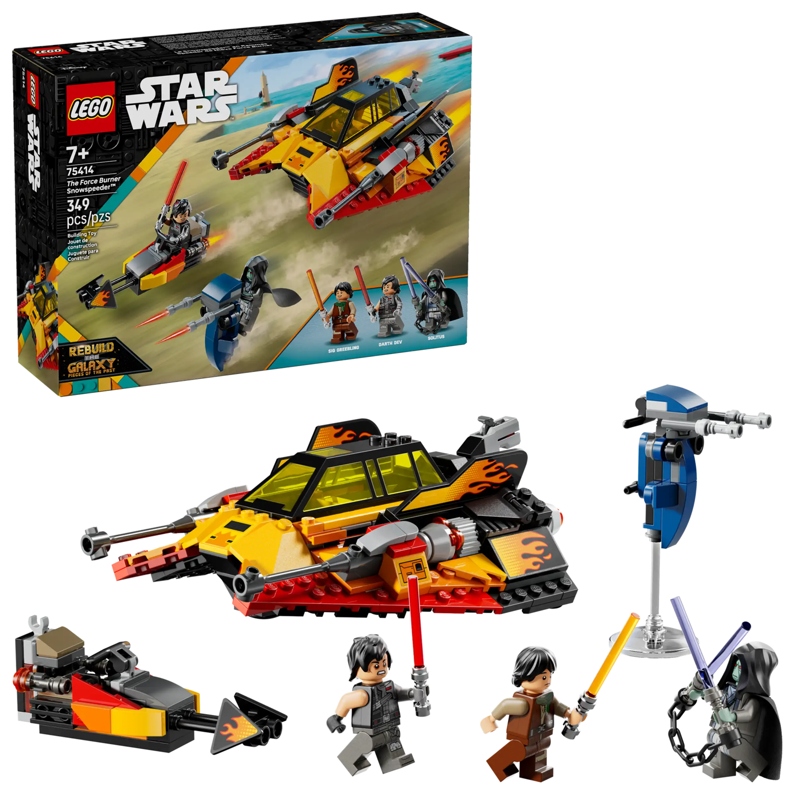 Lego Star Wars 75414 Force Burner Lumikiituri