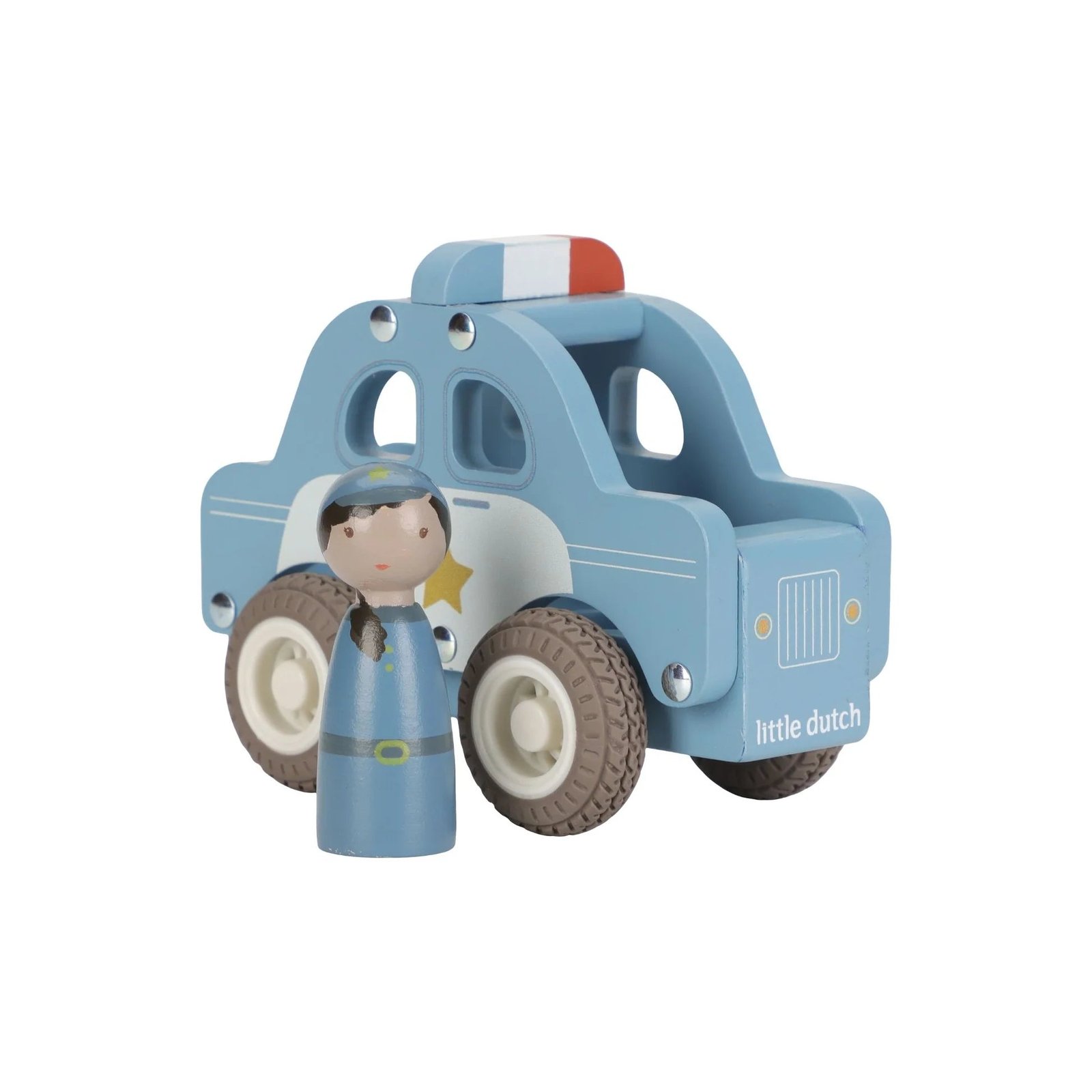 Little Dutch Puinen Poliisiauto Hahmolla