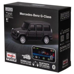 Maisto Tech Radio-Ohjattava "Pikkuauto" Bluetooth Sovelluksella Ohjattava Mercedes Benz G-Class
