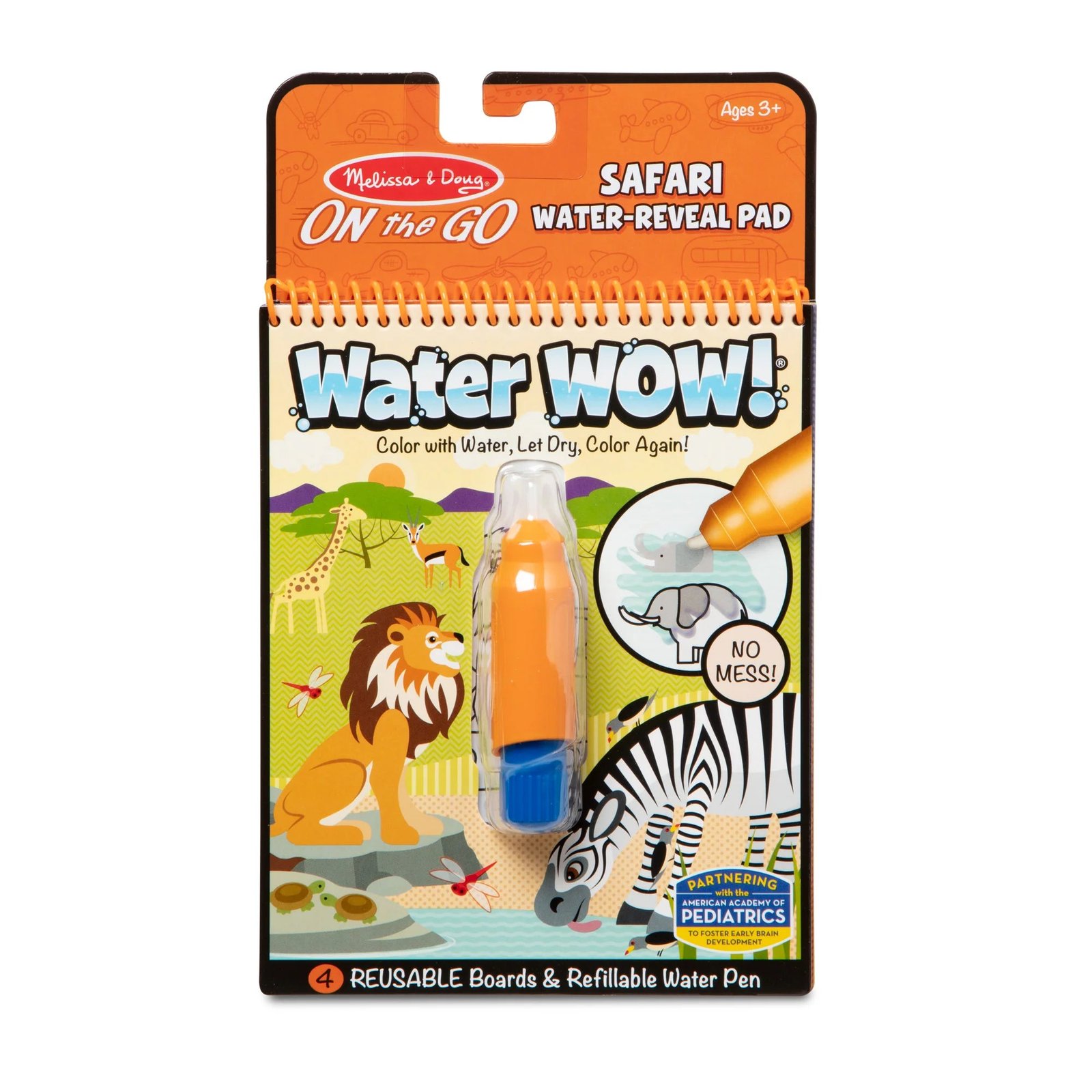 Melissa and Doug Water Wow! Vedellä Värjättävät Kuvat Safari