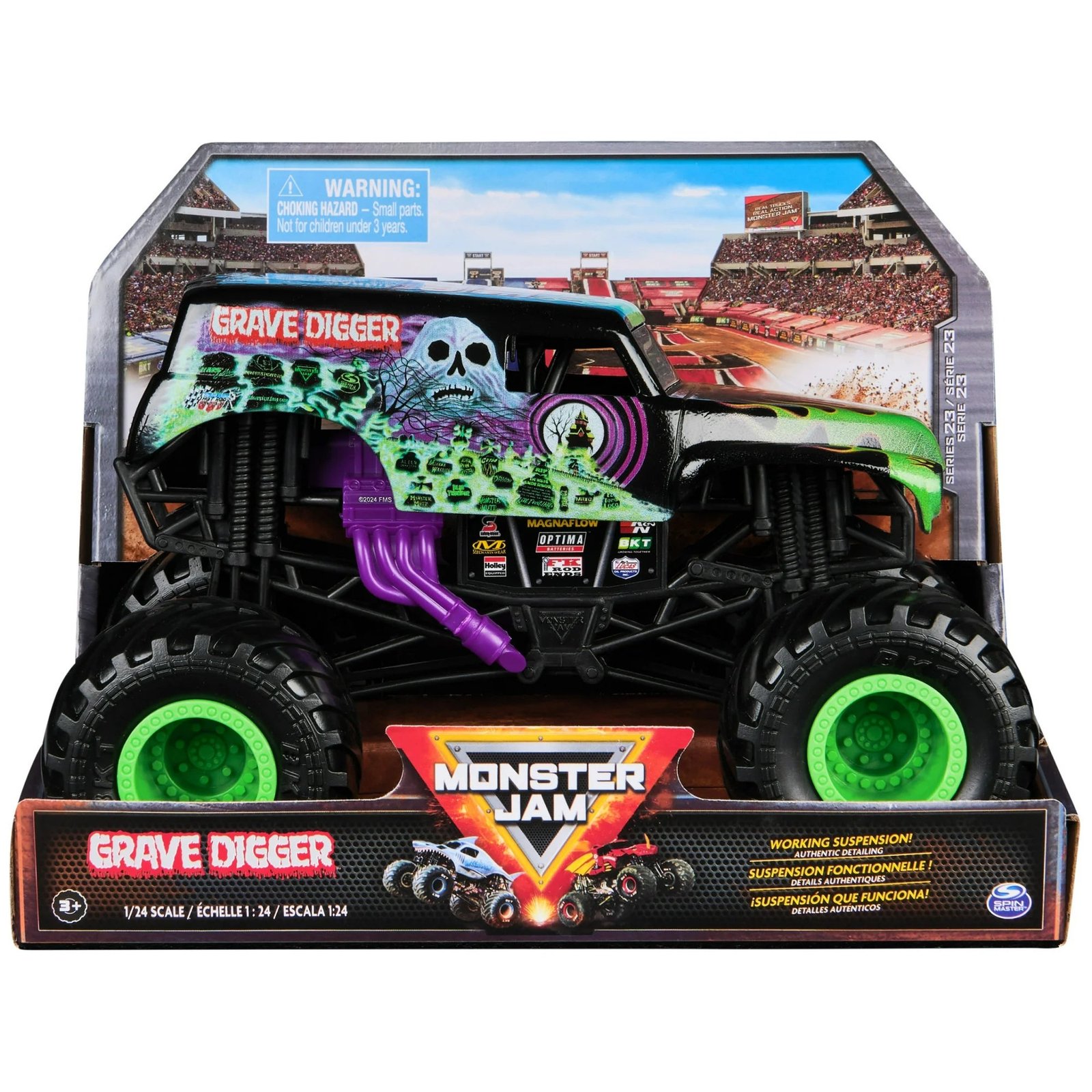 Monster Jam Grave Digger Monsteriauto 1:24