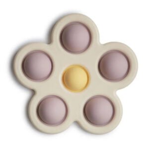 Mushie Painelulelu/Pop It Kukka Soft Lilac