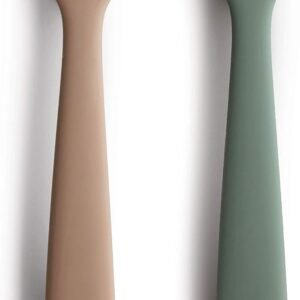 Mushie Silikoniset Lusikat 2-pack Timjami/natural