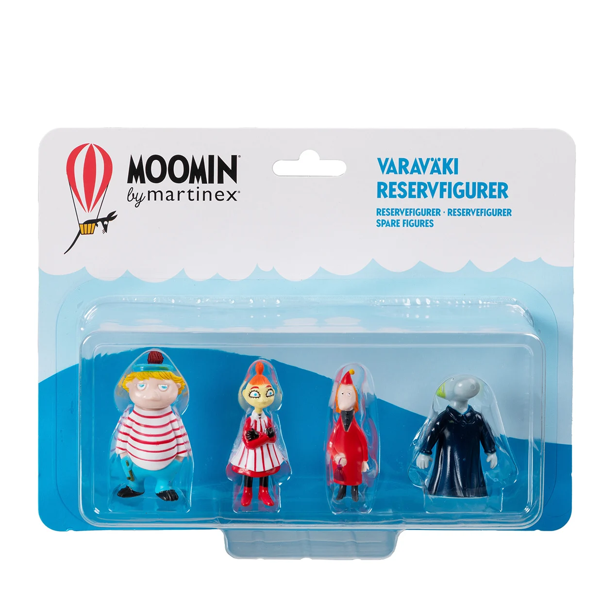 Muumilaakson Hahmot (Mymmeli, Tuu-tikki, Vilijonkka ja Hemuli)