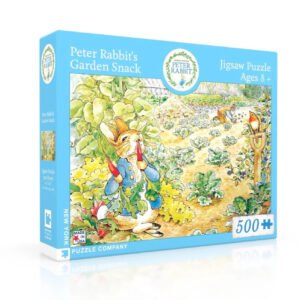New York Puzzle Company 500 Palan Palapeli Peter Rabbits Garden Snack