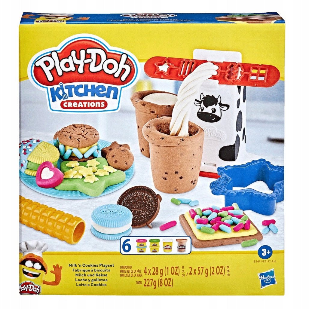 Play-Doh Kitchen Creations Silly Snacks Lajitelma - Milk'n Cookies
