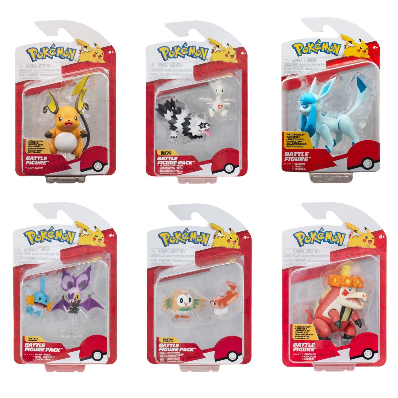 Pokemon Hahmopakkaus Battle Figure Set Lajitelma