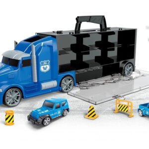 Poliisi Kuljetusrekka ja 5 Pikkuajoneuvoa