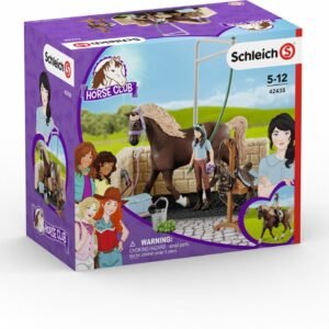 Schleich 42438 Hevosen Pesupaikka sekä Horse Club Emily ja Luna