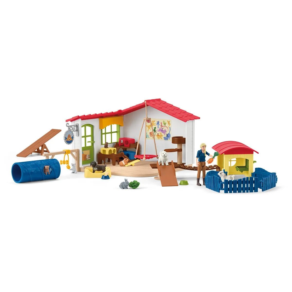 Schleich 42607 Farm World Lemmikkihotelli