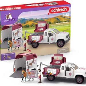 Schleich 42704 Eläinlääkärin Auto ja Traileri