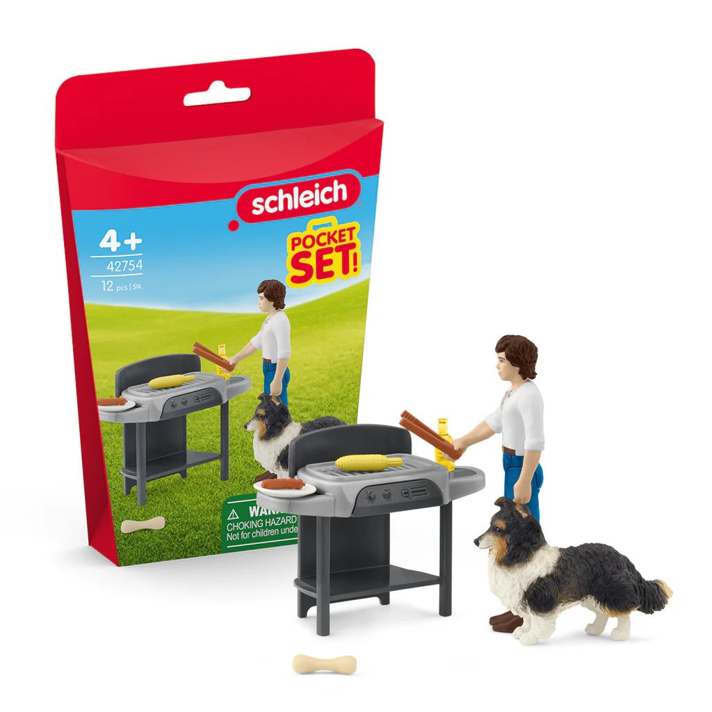 Schleich 42754 Pocket Set Barbecue With Tom