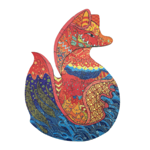 Puinen Eläin Palapeli 53 osaa- Kettu