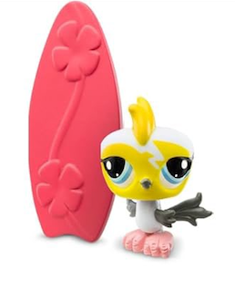Littlest PetShop 1kpl Hahmopakkaus Kakadu G7 #9