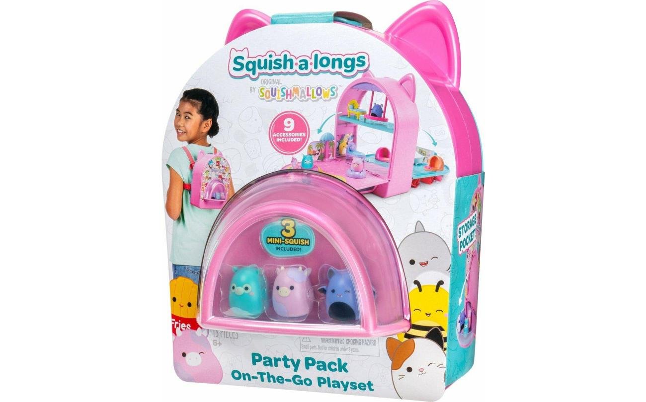Squishmallows Squish-a-longs On The Go Party Pack Leikkisetti