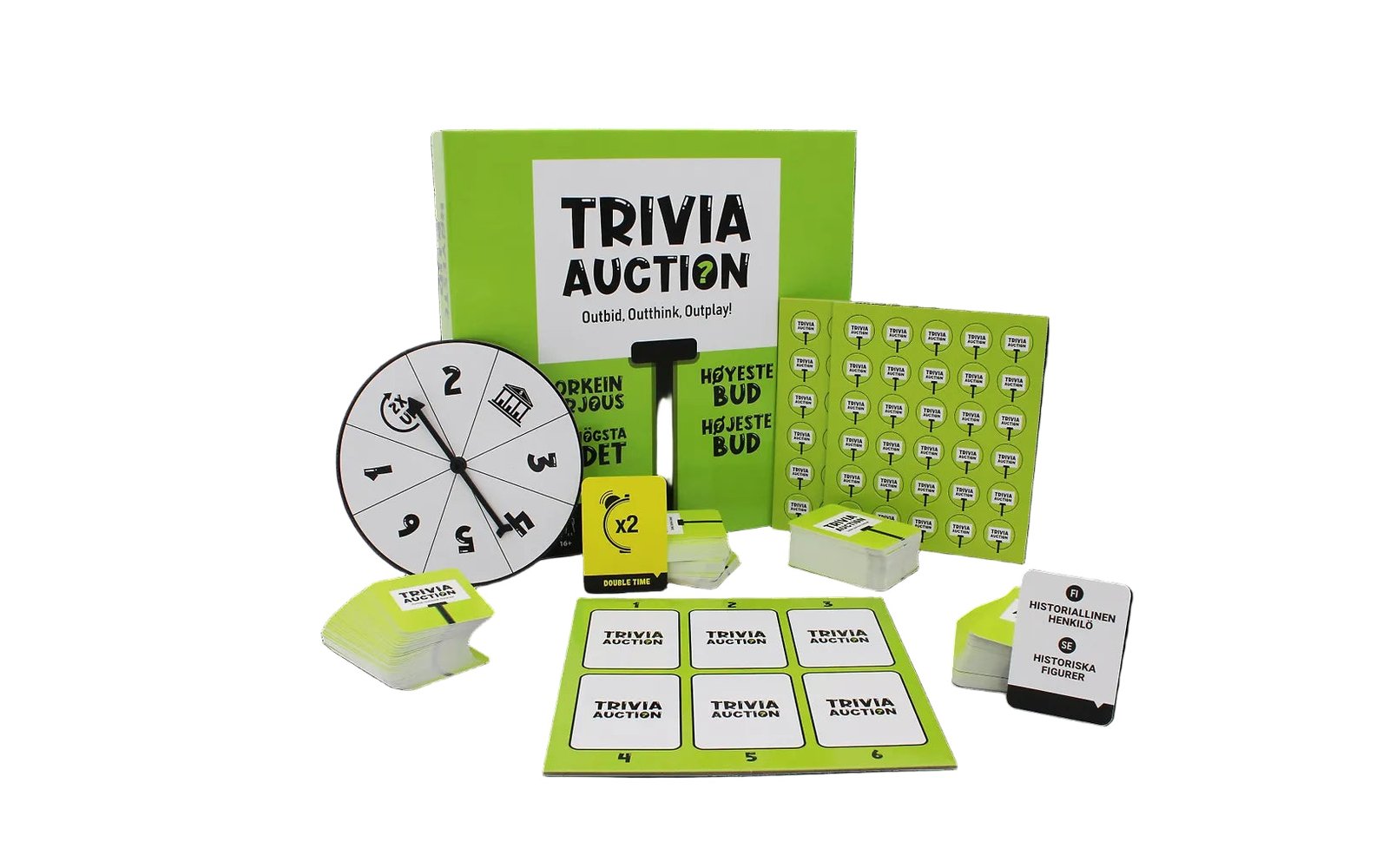 Trivia Auction Korkein Tarjous Peli
