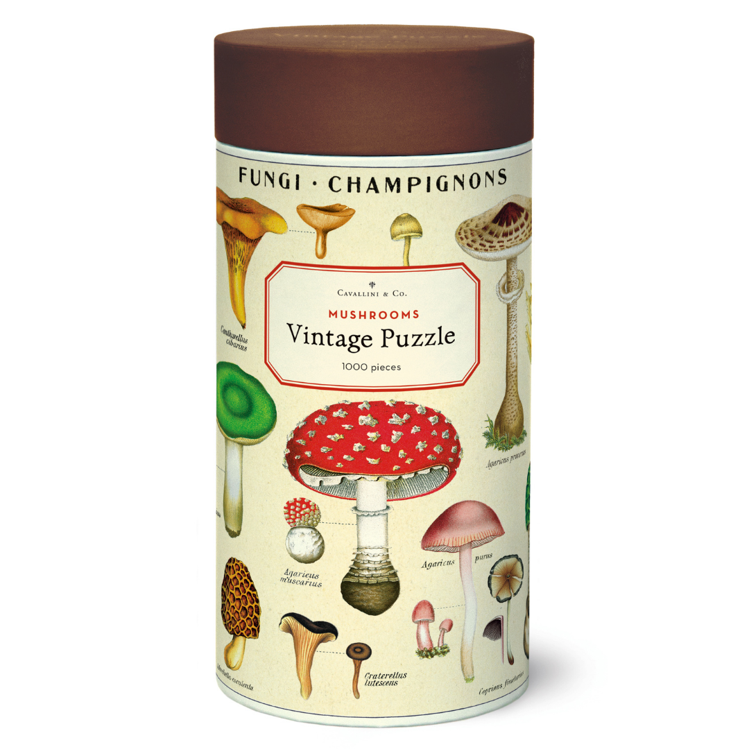 Cavallini & Co. Vintage Puzzle 1000 palaa Mushroom