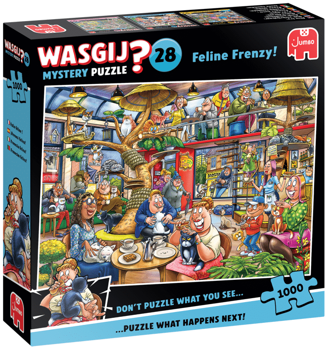 Wasgij Mystery Feline Frenzy! 1000 Palan Palapeli