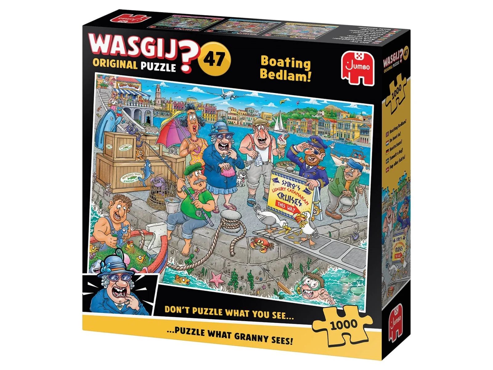 Wasgij Original Boating Bedlam 1000 Palan Palapeli